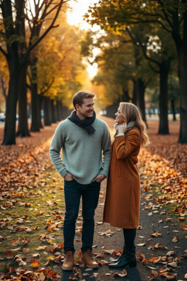 Partner gehen zusammen spazieren